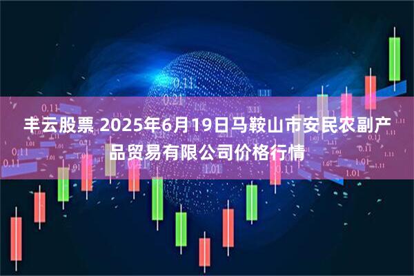 丰云股票 2025年6月19日马鞍山市安民农副产品贸易有限公司价格行情