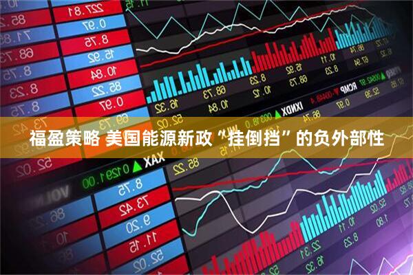福盈策略 美国能源新政“挂倒挡”的负外部性